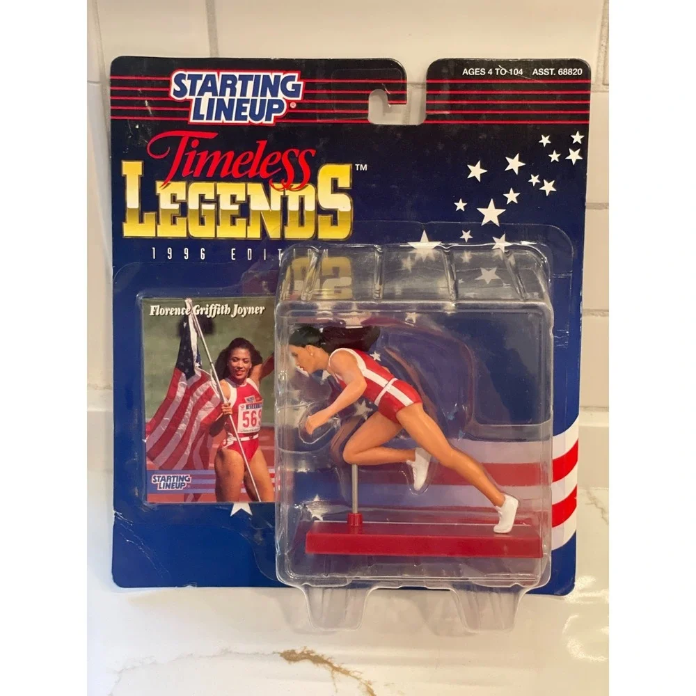 Vtg‎ Florence Griffith Joyner Flo-Jo Starting Lineup Figure Card 1996 Sealed